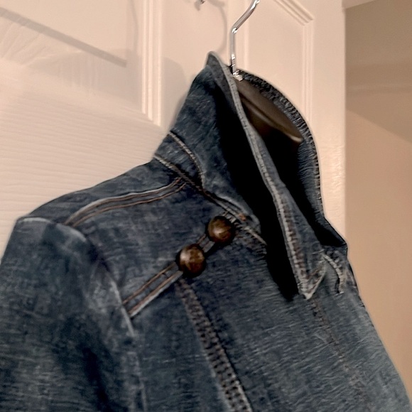 Military Jean Jacket by Free People! - Picture 6 of 11